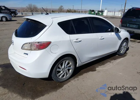 2012 Mazda Mazda3 I Touring z USA, uszkodzony, nr VIN JM1BL1L85C1680337